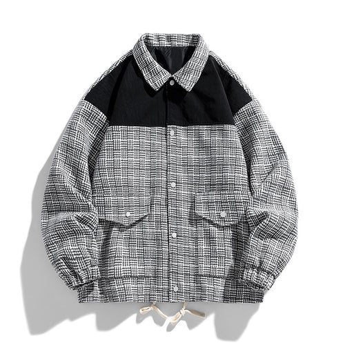 Herren Übergroße Utility-Jacke Drune
