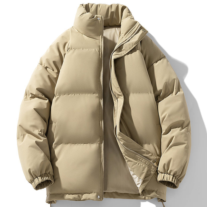 Herren gesteppte Kapuzen-Isolationsjacke mit Thermowattierung und Kordelzug Drune