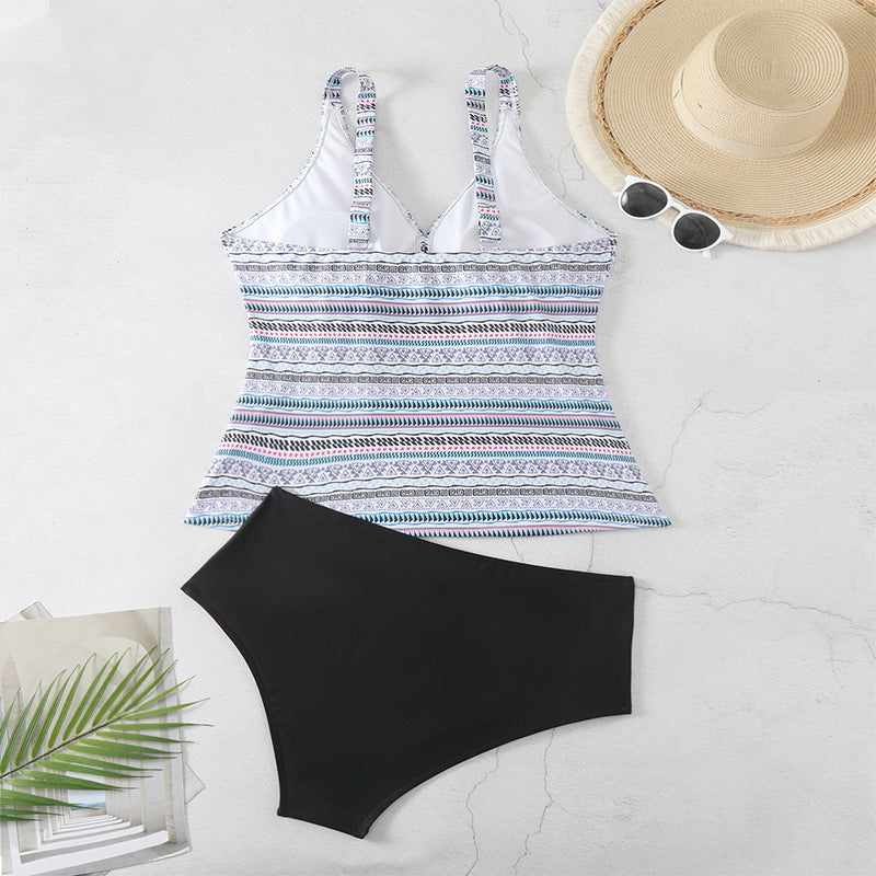 Damen Tankini-Set mit modischem Muster und komfortablem Schnitt Drune