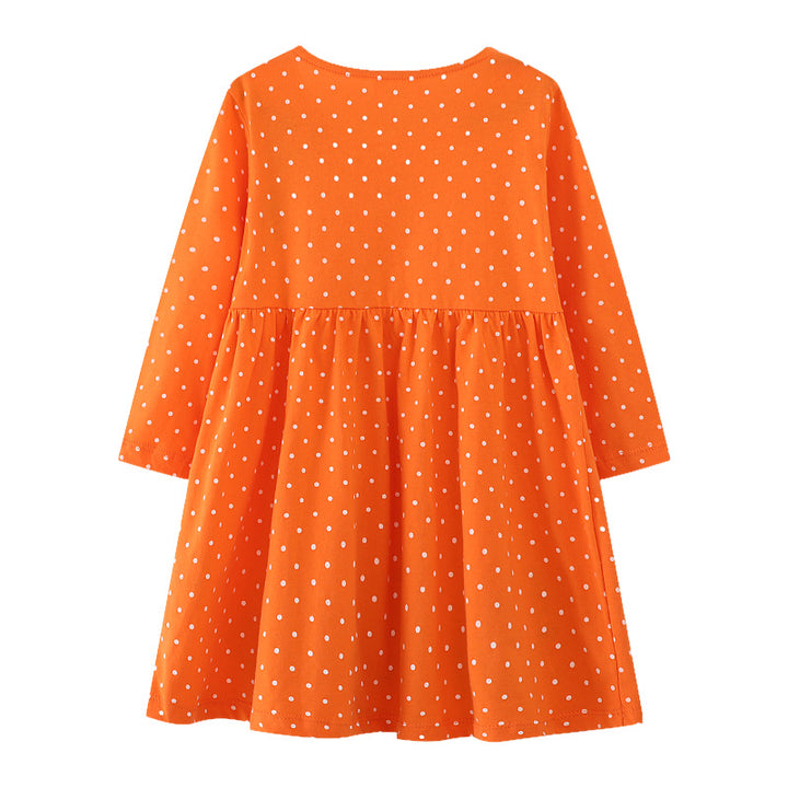 Kleines Mädchen Langarmkleid Drune