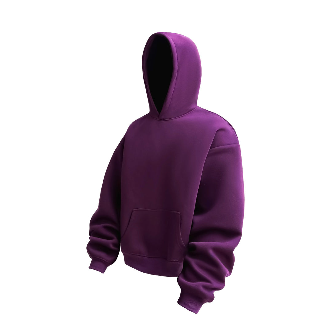 Unisex Oversize-Kapuzenpullover aus schwerer Fleecequalität mit Kängurutasche Drune