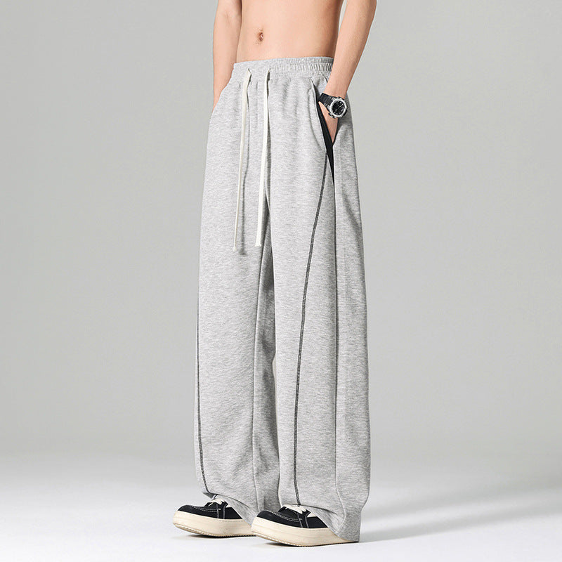 Herren Lässige Freizeithose mit hohen Beinen