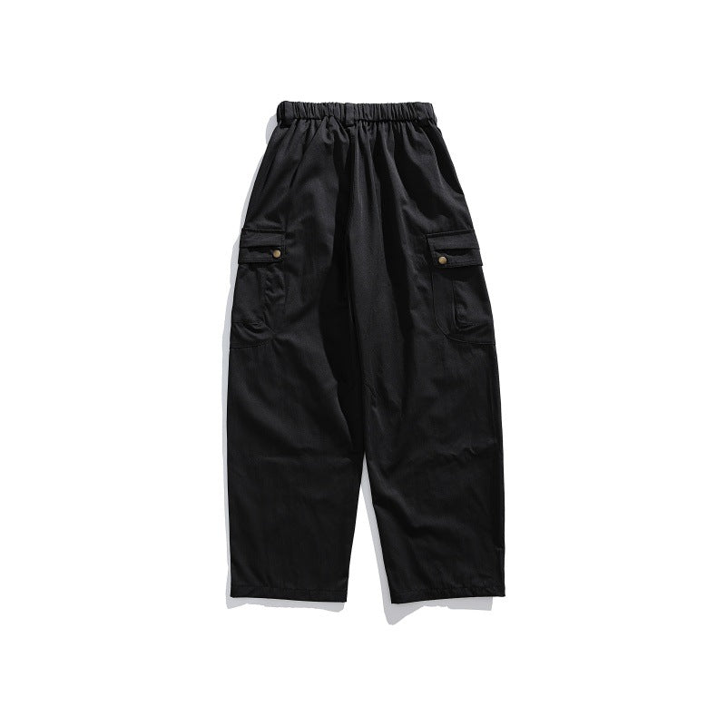 Herren Cargo-Hose mit elastischem Bund, Tunnelzug und multiplen Utility-Taschen Drune