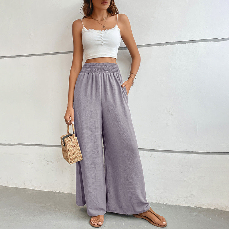 Damen Elegante Weite Sommerhose Drune
