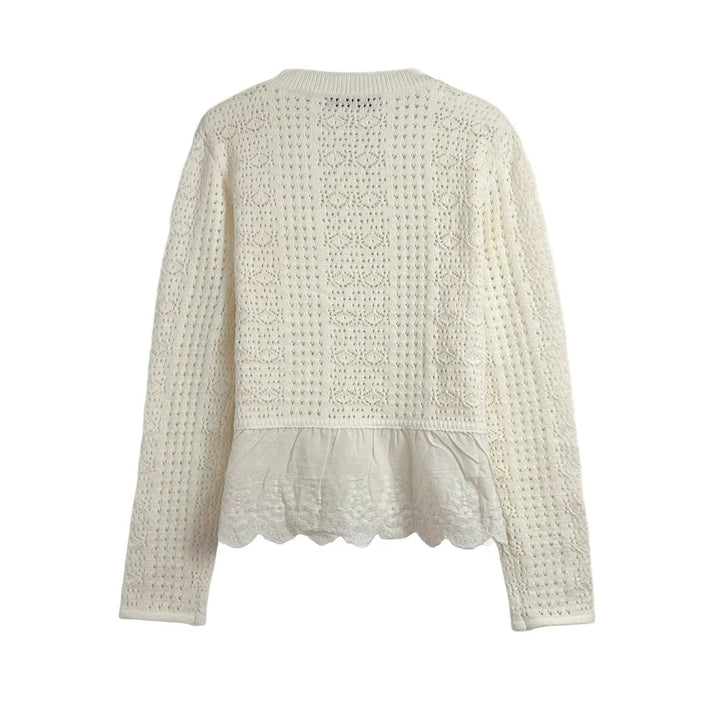 Damen Strickjacke mit voluminösem Saum und eleganten Details Drune