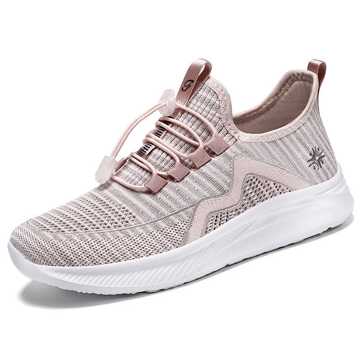 Damen Sportliche Leichtgewicht Sneakers mit elastischem Schnürsystem Drune