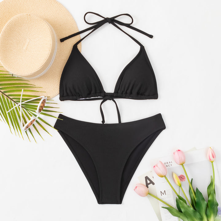 Damen Triangel-Bikini mit verstellbaren Trägern und figurformenden Elementen Drune