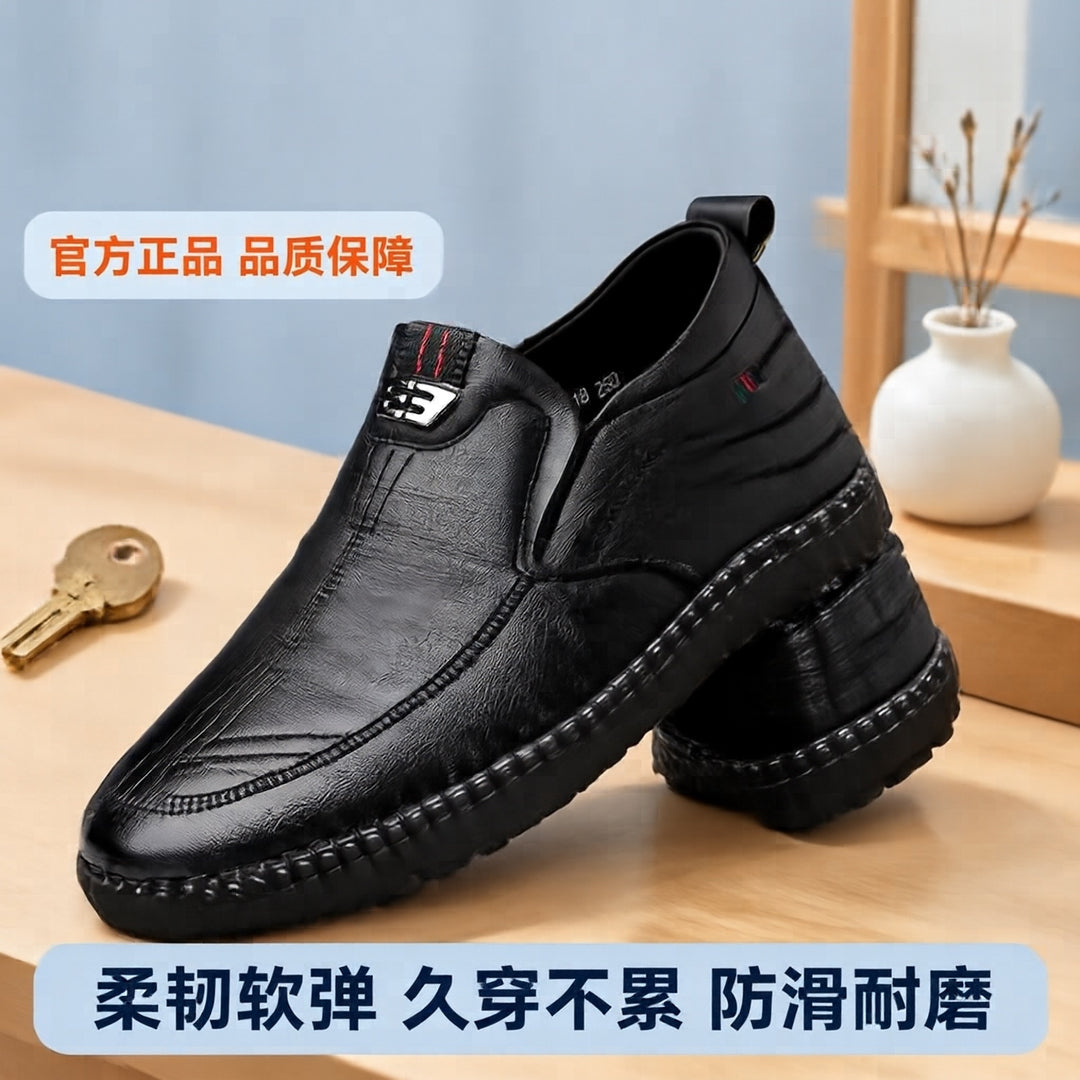 Herren Bequeme Slip-On Lederschuhe Drune 1788175441