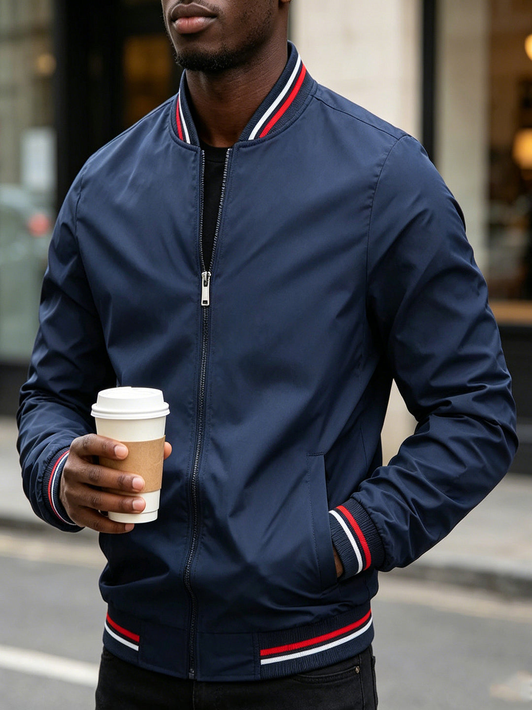 Herren Urbane Bomberjacke Drune