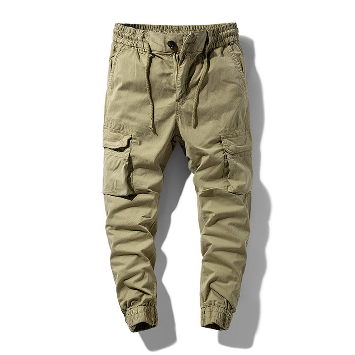 Herren Tapered‑Cargohose im Joggerstil mit elastischem Komfortbund und großzügiger Taschenorganisation Drune
