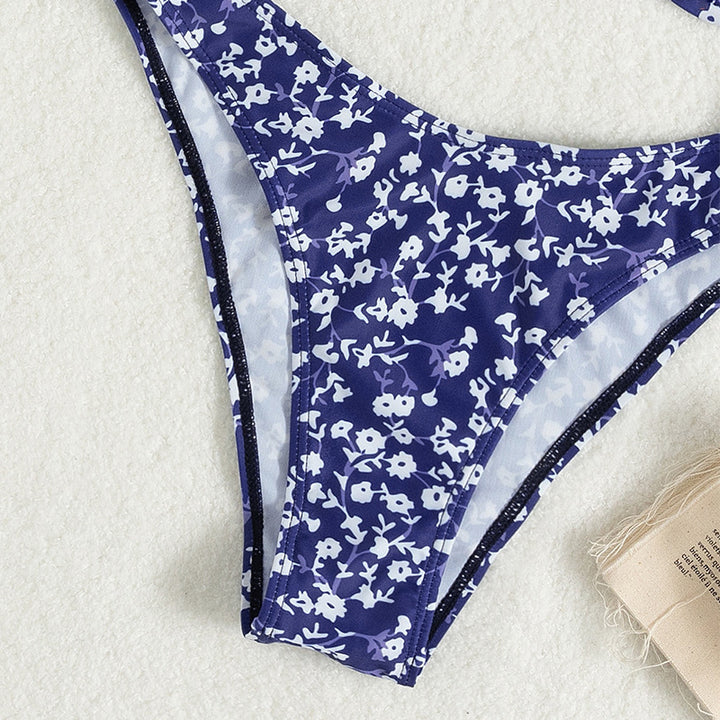 Damen Triangel-Bikini mit floralem Design und komfortabler Passform Drune