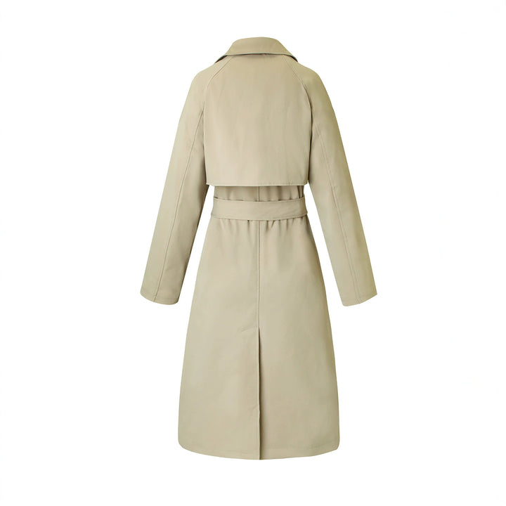 Damen eleganter, taillierter Trenchcoat Drune