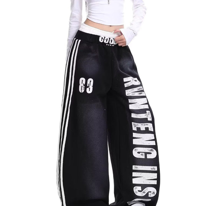 Damen Weite Baggy-Jogginghose Drune