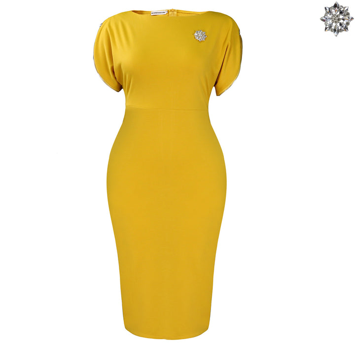 Damen figurbetontes Abendkleid Drune
