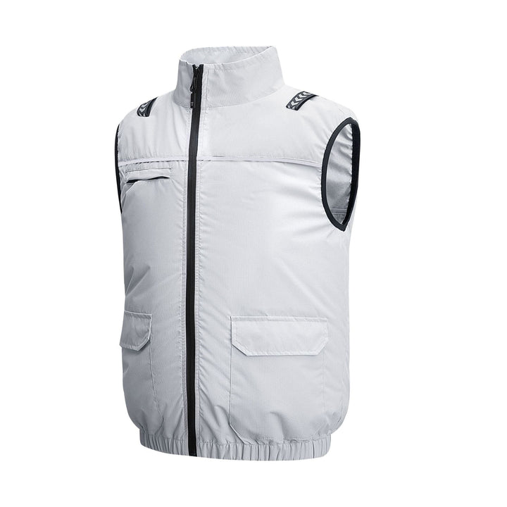 Unisex nan leichte kühlende Arbeitsweste mit integrierten Ventilatoren und externem Akku Drune