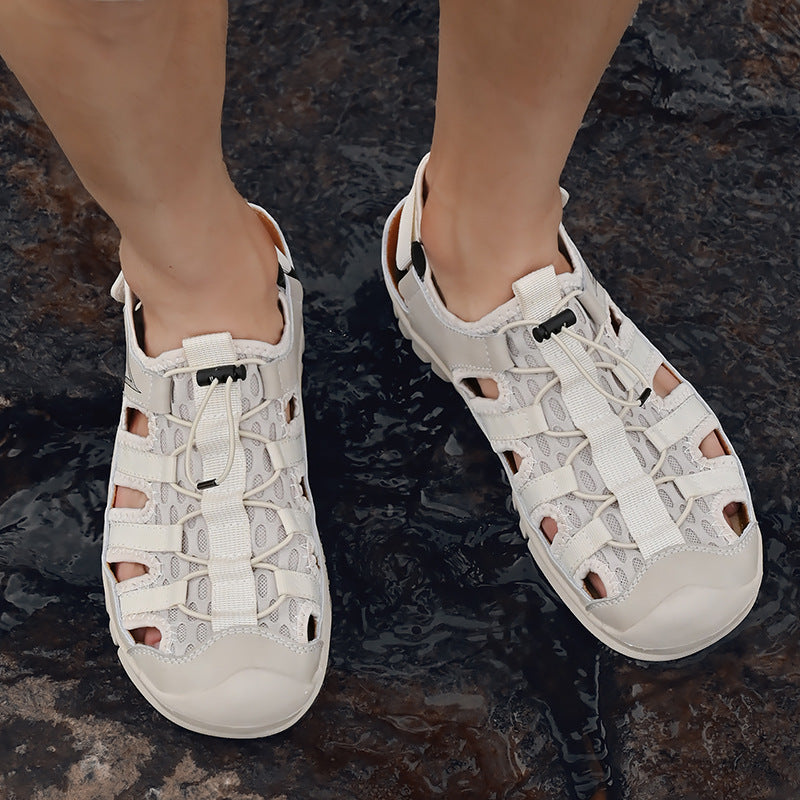 Damen Sportliche Multifunktionale Wassersandalen mit rutschfester Sohle und atmungsaktivem Design Drune