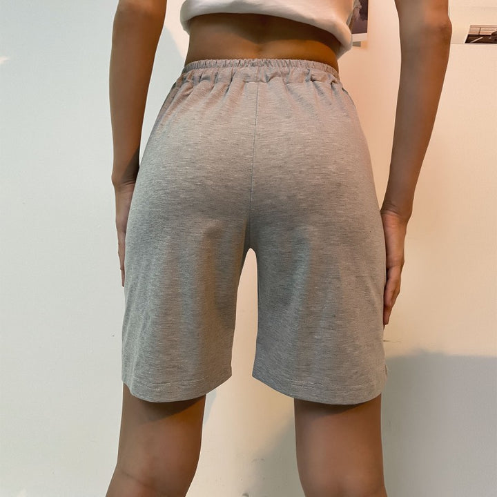 Damen Baumwoll-Shorts mit elastischem Bund und praktischen Taschen Drune