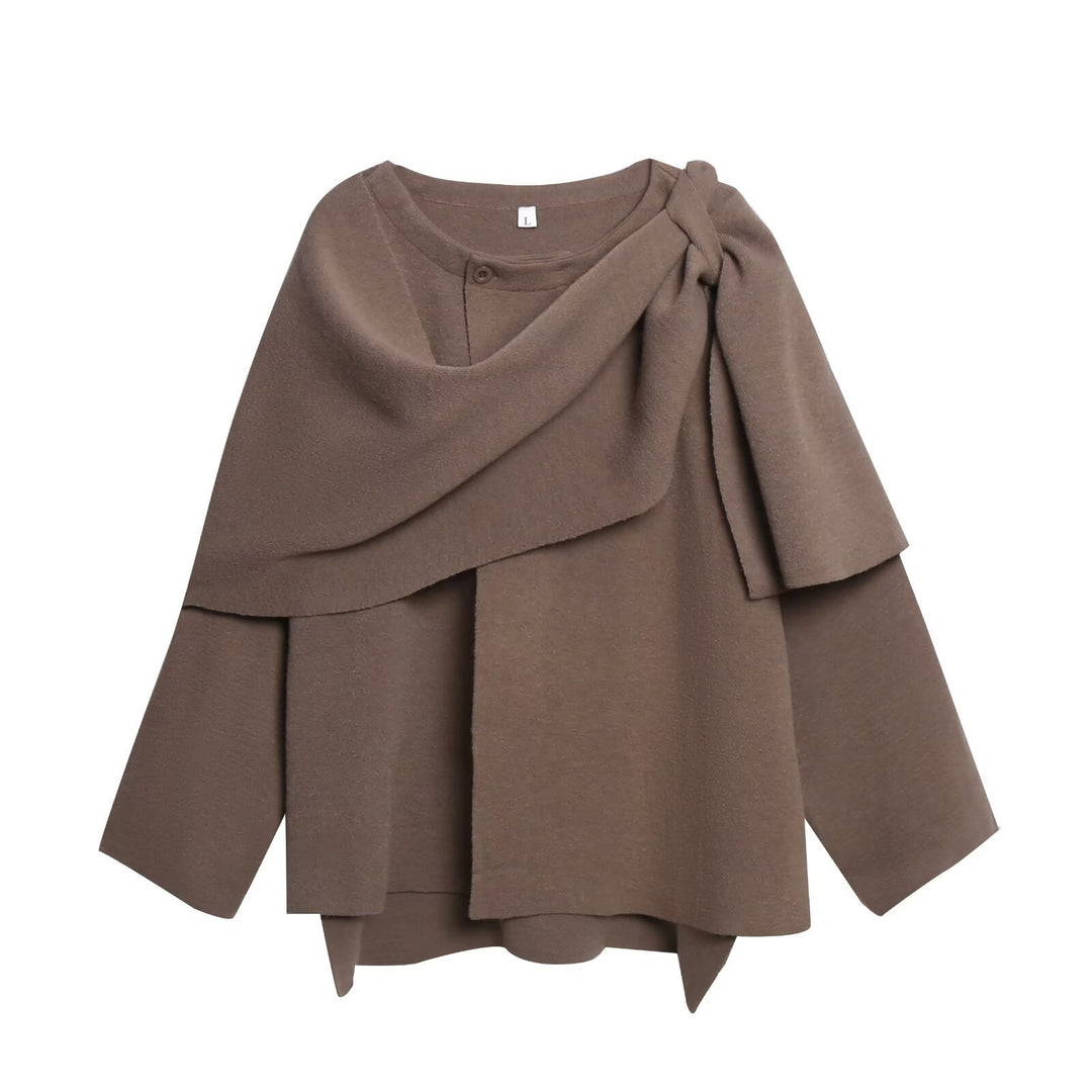 Damen Elegante und vielseitige Wickeljacke Drune