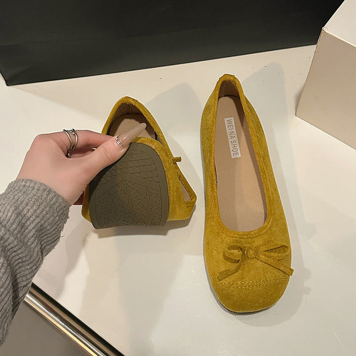 Damen Ballerina-Schuhe mit elegantem Schleifendetail Drune