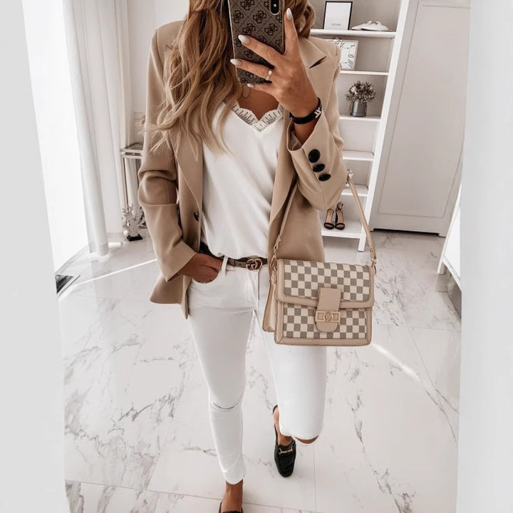 Damen eleganter Business Blazer Drune
