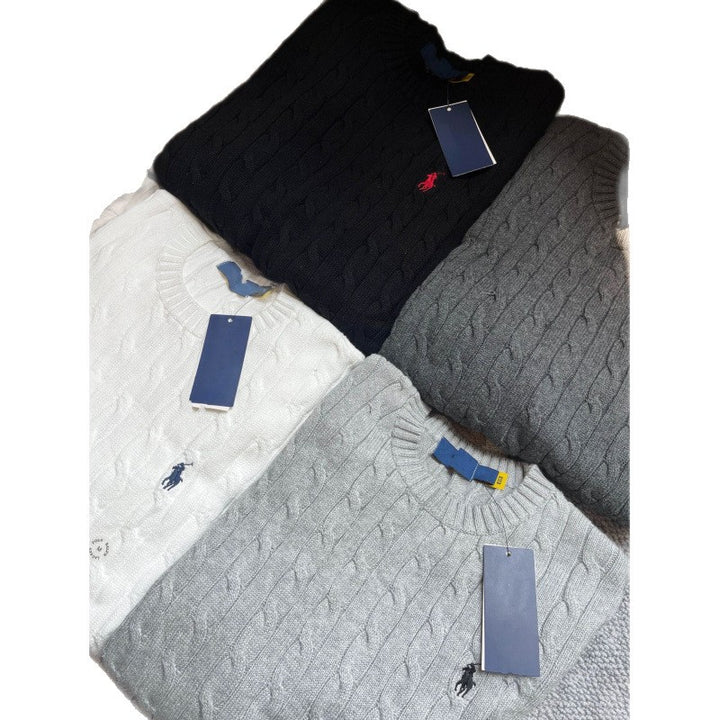 Damen Grob gestrickter Pullover Drune