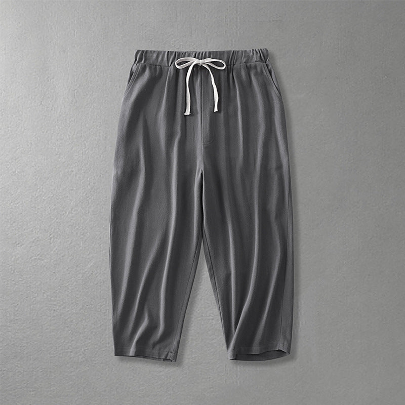 Damen Locker geschnittene Freizeit-Hose mit elastischem Bund und Tunnelzug Drune