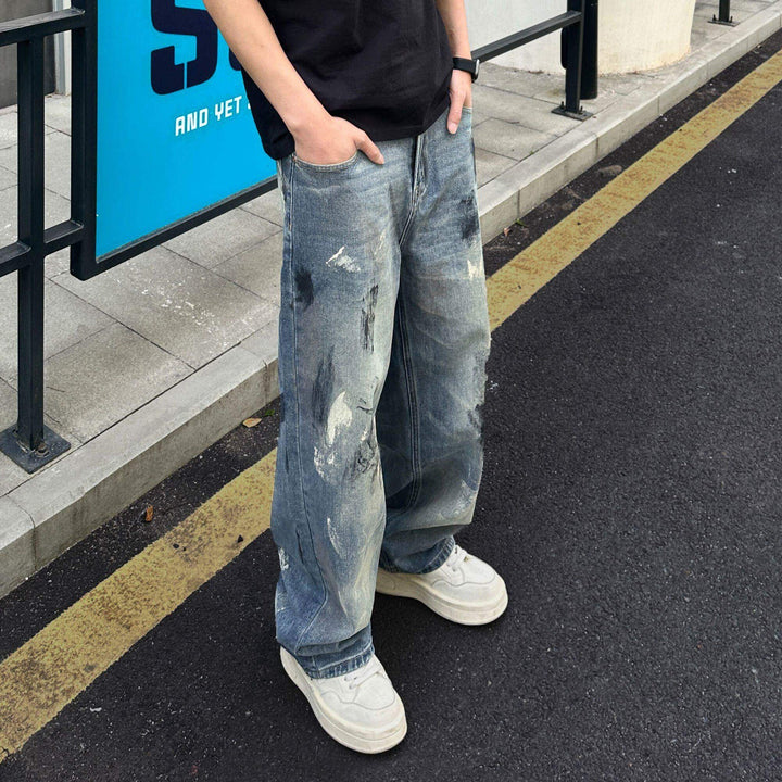 Herren Modische Baggy Jeans Drune