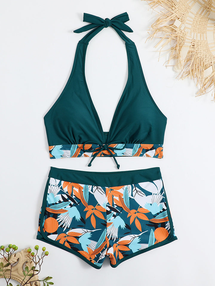 Damen Sportliches Bikini-Set mit verdecktem Bauch Drune