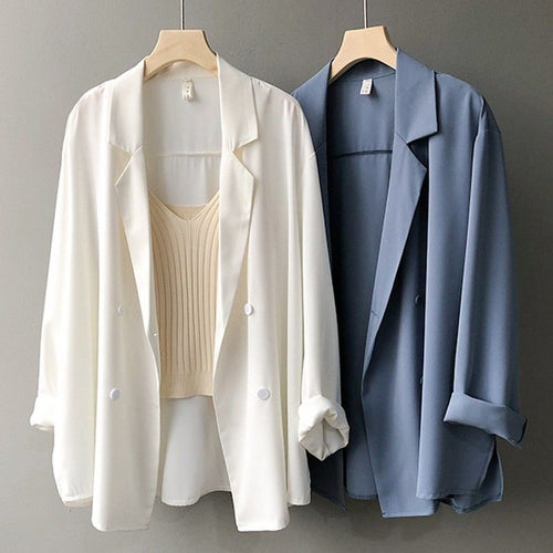 Damen elegantes Blazer-Set mit modischer Shorts Drune