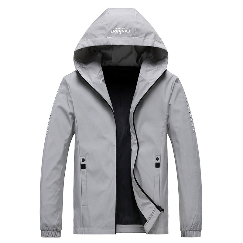 Herren Wetterfeste Outdoorjacke mit verstellbarer Kapuze Drune 1787797862