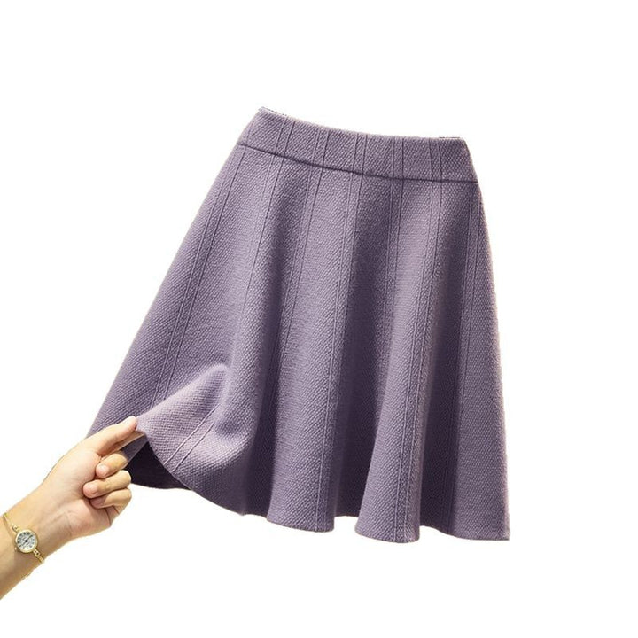 Damen Weit geschnittener, eleganter Midirock Drune