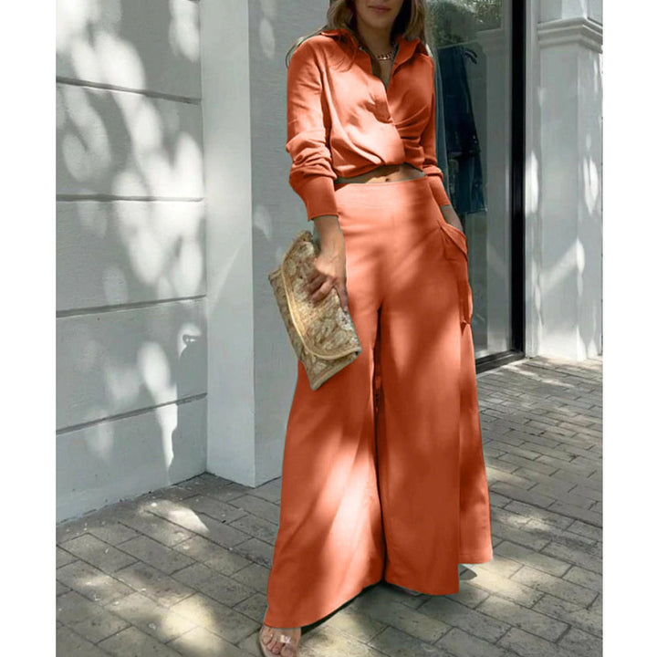 Damen Elegantes und lässiges Zweiteiler-Set Drune