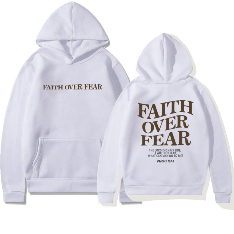 Damen Kapuzenpullover mit inspirierendem Schriftzug und hochwertiger Baumwolle Drune