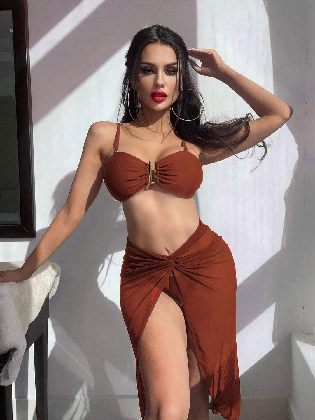 Damen Bikiniset mit raffinierten Schnittdetails Drune
