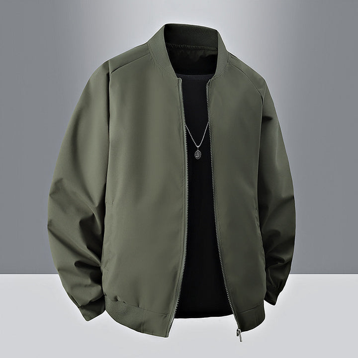 Herren Bomberjacke mit hohem Kragen und praktischen Taschen Drune