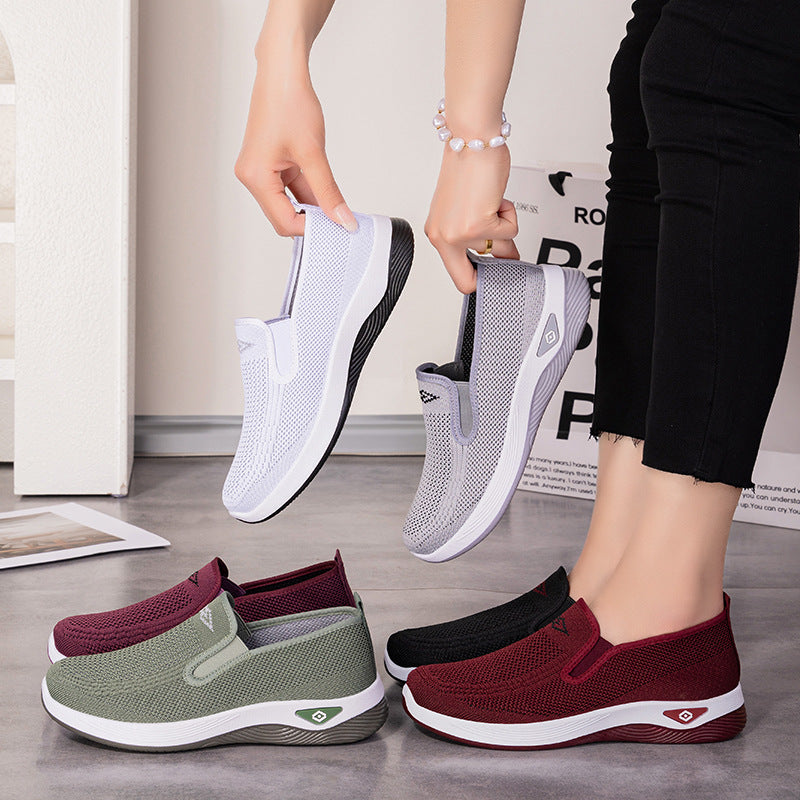 Damen Atmungsaktive Slip-On Sneakers mit flexibler Sohle und rutschfestem Profil Drune