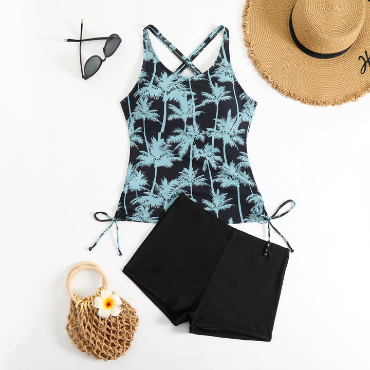 Damen Tankini-Oberteil mit sportlichen Shorts Drune
