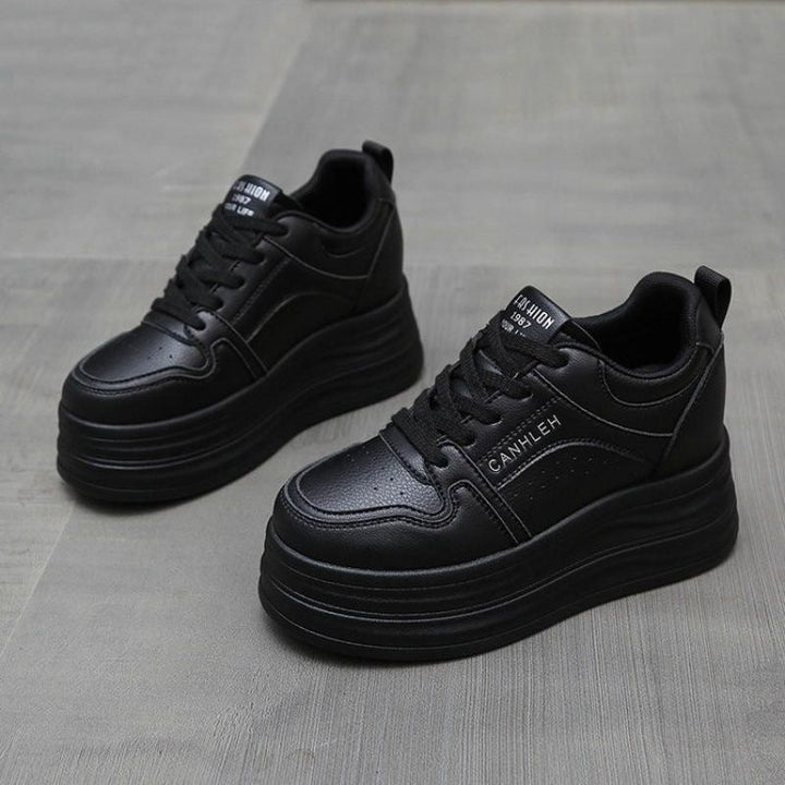 Damen modische Plateau Sneakers Drune