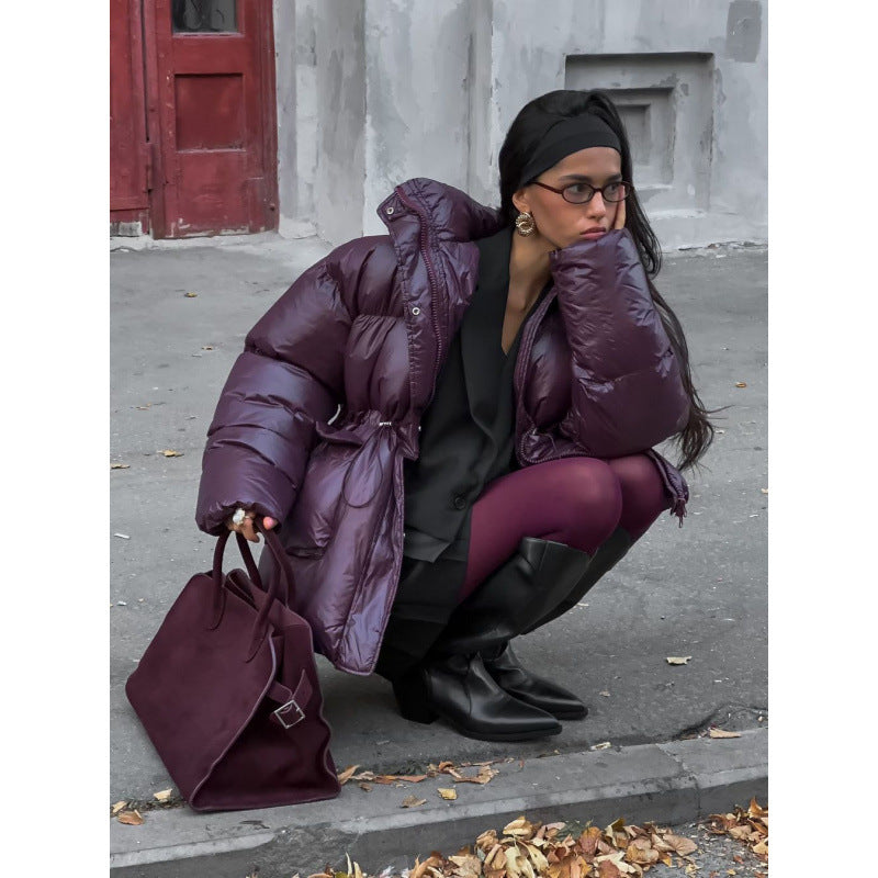 Damen Übergangsjacke mit verstellbarem Kordelzug und Kapuze Drune