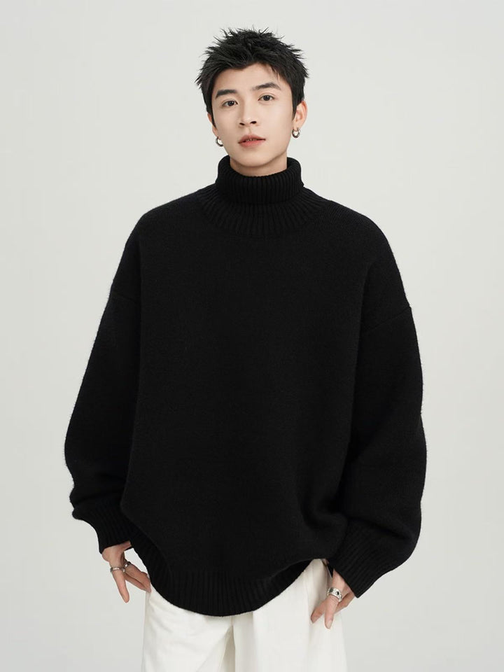 Unisex Oversized Rollkragenpullover Drune