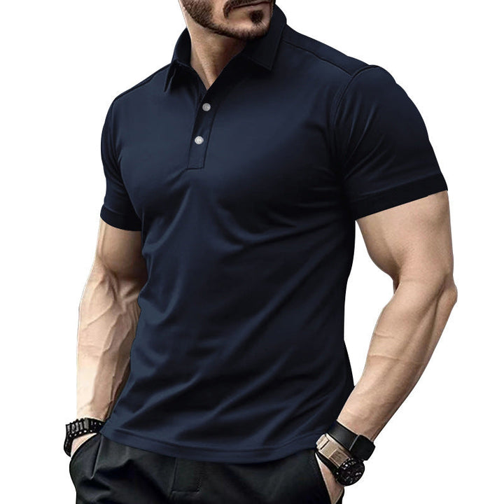Herren Hochwertiges Kurzarm Poloshirt mit atmungsaktiver Technologie und modernem Schnitt Drune