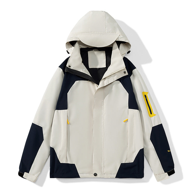Herren Wetterfeste technische Outdoor-Jacke Drune