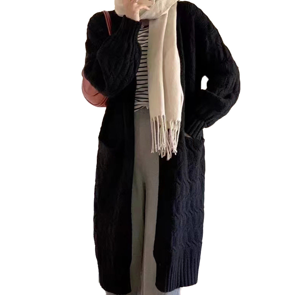 Damen Grobstrickjacke Drune