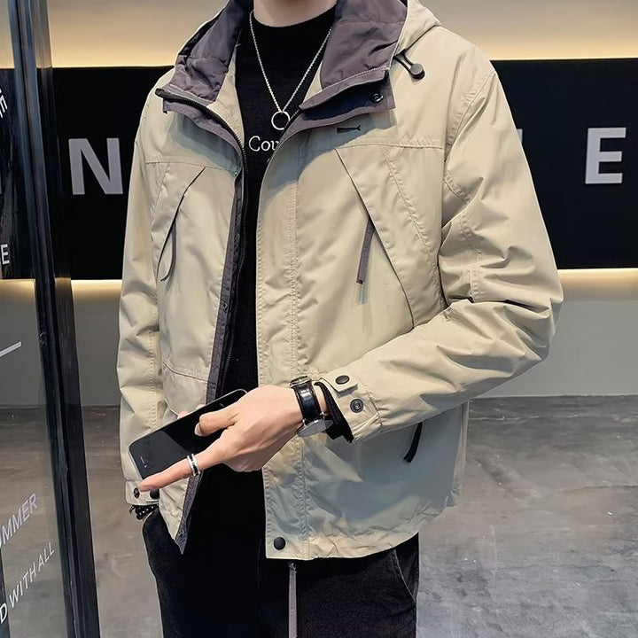 Herren Modische Outdoor-Jacke mit praktischen Taschen Drune