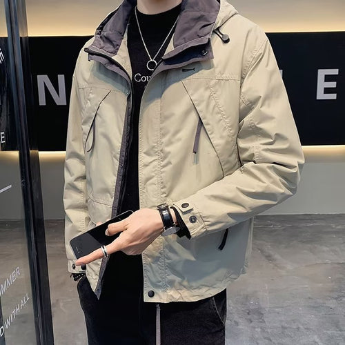 Herren Modische Outdoor-Jacke mit praktischen Taschen Drune