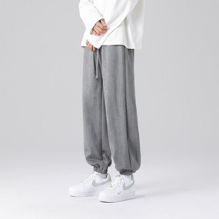 Herren Bequeme Fleece Jogginghose Drune