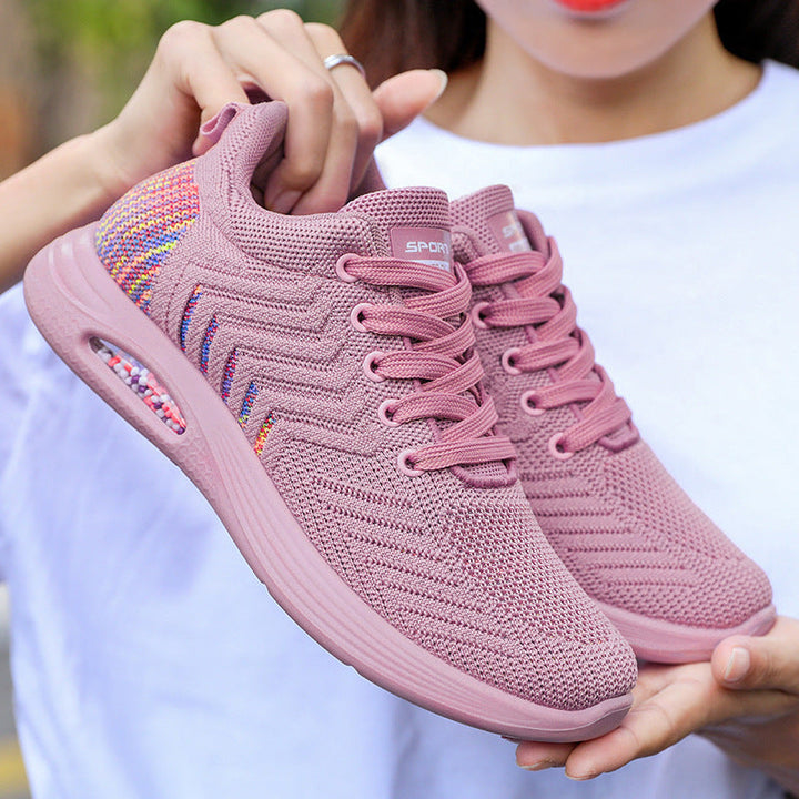 Damen Sportliche Sneakers mit atmungsaktiver Netzstruktur und Dämpfungstechnologie Drune