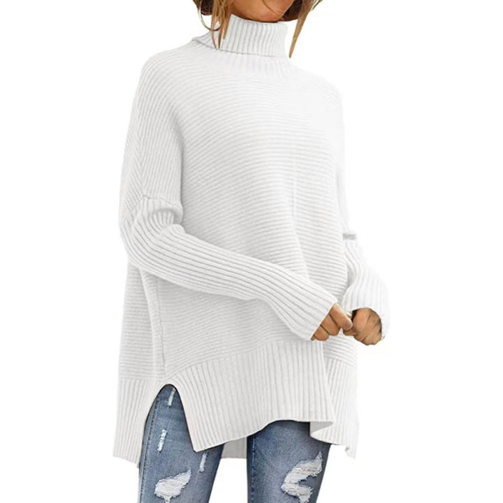 Damen Kuscheliger Rollkragenpullover Drune