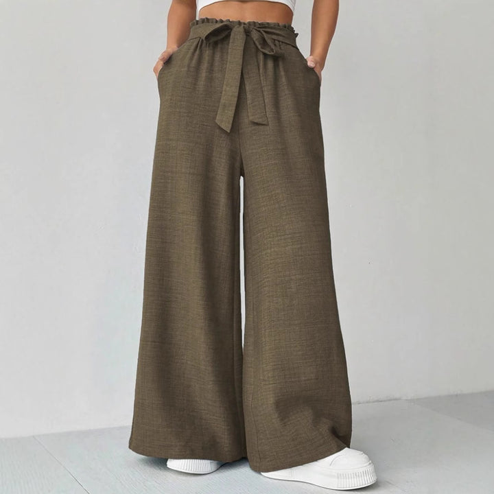 Damen Weite Hosen Drune