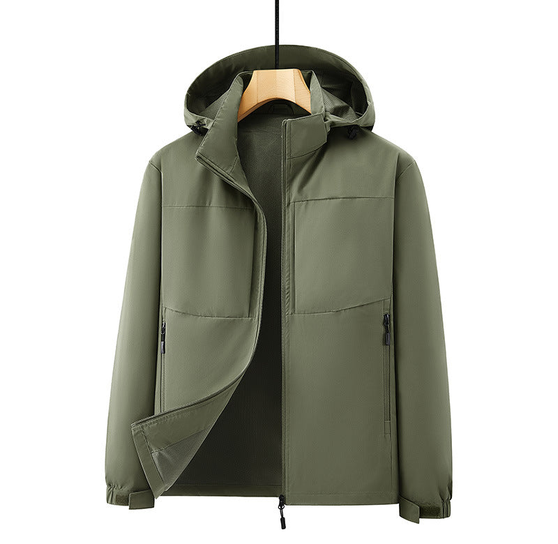 Herren funktionale Outdoor-Jacke Drune